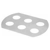 Chapa de cubierta para placa de base ZeroClamp