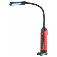 Batteridriven LED-inspektionslampa med svanhals, Typ: 460