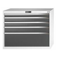 Omara za orodje, kompletno s 7 predali 200 kg 36×20G