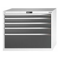 Omara za orodje, kompletno s 7 predali 75 kg 36×24G