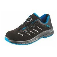 Shoe, black/blue uvex 2 trend, S1P BOA