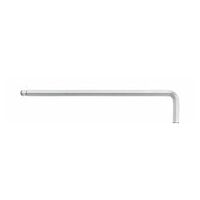 Llave Allen con cabeza esférica hexagonal, en cromado mate 3.0 mm x 128 mm