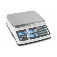 La escala de precios de la computación RPB 3K3DHM, Margen de pesaje 1500 g; 3000 g, Lectura 0,5 g; 1 g