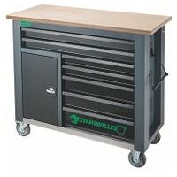 Mobile Werkbank mit Universal-Werkzeugsortiment 137-teilig, Typ: 1