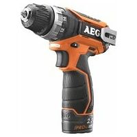Akkukäyttöinen poraruuvain 12 V 2-napainen moottori FIXTEC-pikakiinnitysistukka 2 akkua