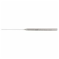 Cyl. Aiguille diamantée Pferd Ø 0,62 mm SchaftØ3 mm D64 (fin) pour le meulage de trous/rayons