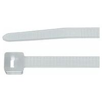 Buntbandssats T-Tie, vit 100 delar